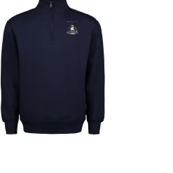 MV Classic Fleece Quarter Zip Pullover With Fenwick Golf Logo -Pro Golf Store 20315 Navy 001 23840