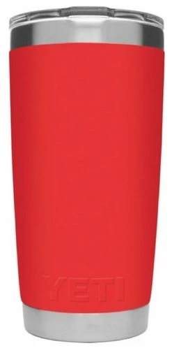 YETI® RAMBLER 20 Oz. Tumbler With Magslider Lid - Includes Logo -Pro Golf Store 20oz Red 02160 33602.1677019575