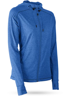 Sun Mountain Women's Second Layer Full Zip -Pro Golf Store 212874WMNSECONDLAYERHDJKT PACIFICHEATHER