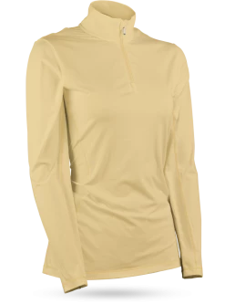 Sun Mountain Women's Second Layer Pullover -Pro Golf Store 212989WMNSECONDLAYERLS PEAR