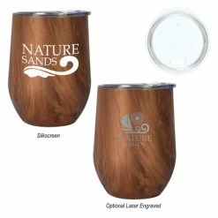 12 OZ. WOODGRAIN ALEXANDER STEMLESS