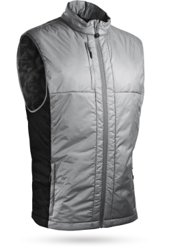 Sun Mountain Colter II Vest 11 Sun Mountain Colter II Vest -Pro Golf Store COLTER II VEST PLATINUM BLACK