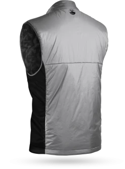 Sun Mountain Colter II Vest 13 Sun Mountain Colter II Vest -Pro Golf Store COLTER II VEST PLATINUM BLACK BACK
