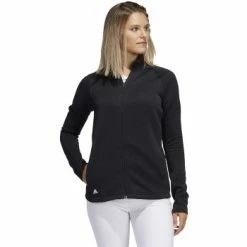 Adidas Textured Full Zip Jacket -Pro Golf Store FJ4918 02