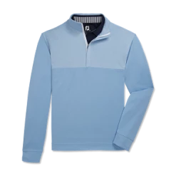 FootJoy Heather Yoke Half Zip Midlayer 14 FootJoy Heather Yoke Half Zip Midlayer -Pro Golf Store FJ 25314 01