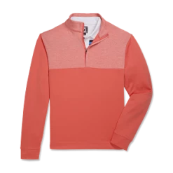 FootJoy Heather Yoke Half Zip Midlayer 15 FootJoy Heather Yoke Half Zip Midlayer -Pro Golf Store FJ 25315 01