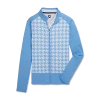 FootJoy Women's Full-Zip Houndstooth Print Mid-Layer