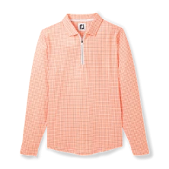 FootJoy Women's Houndstooth Print Sun Protection Shirt -Pro Golf Store FJ 28258