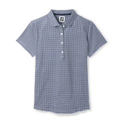 FootJoy Women's Short Sleeve Houndstooth Essential Shirt