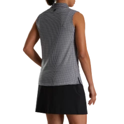 FootJoy Women's Sleeveless Houndstooth Essential Shirt -Pro Golf Store FJ 28293 03