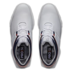 FootJoy PRO SL Shoes - White/Navy 53074 -Pro Golf Store FJ 53074 06
