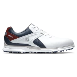 FootJoy PRO SL Shoes - White/Red/Navy 53848<BR><B><font Color="Red">SALE! PREVIOUS SEASON STYLE</B></font>