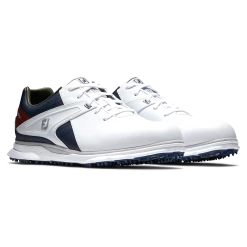 FootJoy PRO SL Shoes - White/Red/Navy 53848<BR><B><font Color="Red">SALE! PREVIOUS SEASON STYLE</B></font> -Pro Golf Store FJ 53848 900 04