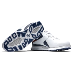 FootJoy PRO SL Shoes - White/Red/Navy 53848<BR><B><font Color="Red">SALE! PREVIOUS SEASON STYLE</B></font> -Pro Golf Store FJ 53848 900 05