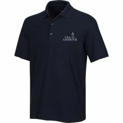 Greg Norman Pro Series Play Dry Polo With Old Saybrook Logo -Pro Golf Store G7S3K440 7 NVY