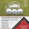 Hicke Golf Brand 3 Ball Clam Pack With Tees And Poker Chip Ball Marker -Pro Golf Store Golf Ball Gift Pack Flyer 031523 01 64219.1678978045