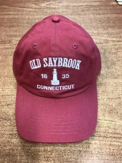 Imperial Old Saybrook Hat - Nantucket Red With Lighthouse
