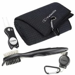 Ogio Golf Towel & Cleaner Brush & Divot Tool Set