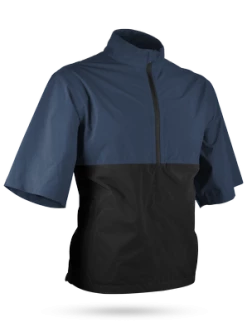 Sun Mountain Monsoon Short Sleeve Pullover -Pro Golf Store MONSOONSSPONAVY BLACK