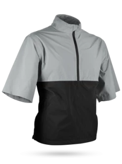 Sun Mountain Monsoon Short Sleeve Pullover -Pro Golf Store MONSOONSSPOPLATINIUM BLACK