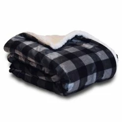 Mink Sherpa Blanket -Pro Golf Store MSB101 Gray Black Buffalo 134050 64890.1640548933