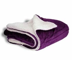 Mink Sherpa Blanket -Pro Golf Store MSB101 Plum 94196 01554.1640548933