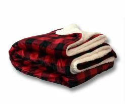 Mink Sherpa Blanket -Pro Golf Store MSB101 Red Buff 94663 82065.1640548933