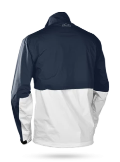 Sun Mountain Stratus Long Sleeve Pullover -Pro Golf Store STRATUSLSPONAVY WHITE RED BACK