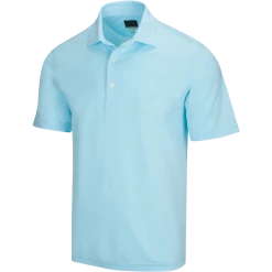 Greg Norman Freedom Micro Pique Polo -Pro Golf Store SeasideBlue