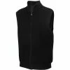 Greg Norman Performance Blend Full Zip Wind Vest -Pro Golf Store V135 BLK
