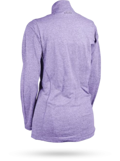 Sun Mountain Women's Second Layer Pullover -Pro Golf Store WMN SECOND LAYER LS LAVENDER HEATHER BACK