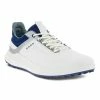 ECCO Men's Core Golf Shoe-White/Silver/Blue Depths -Pro Golf Store ecco 100804 60214 main