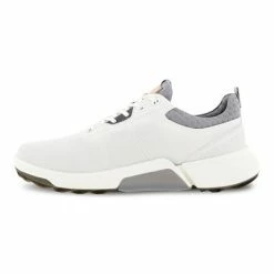 ECCO Women's Biom H4 Golf Shoes-White/Silver Grey -Pro Golf Store ecco 108203 59021 inside