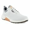 ECCO Women's Biom H4 Golf Shoes-White/Silver Grey