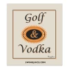 SwingJuice Unisex Sticker Golf Golf & Craft Vodka Tan O/S -Pro Golf Store golf craftvodkasj