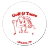 SwingJuice Unisex Sticker Golf Golf & Tacos White O/S