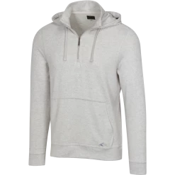 Greg Norman 1/4 Zip Hoodie -Pro Golf Store hoodiegray