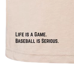 SwingJuice Short Sleeve Unisex T-Shirt Antique Baseball -Pro Golf Store swingjuice antique baseball unisex short sleeve tee tan close up bottom 161e653c c42c 4d2a a46e dc27ca1d172a