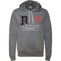 SwingJuice Long Sleeve Unisex Hoodie Golf Bushwood Varsity