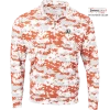 SwingJuice Long Sleeve Men's Performance Quarter Zip Golf Camo