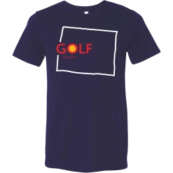 SwingJuice Short Sleeve Unisex T-shirt Golf Colorado