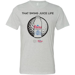 SwingJuice Short Sleeve Unisex T-Shirt Golf Coors Light