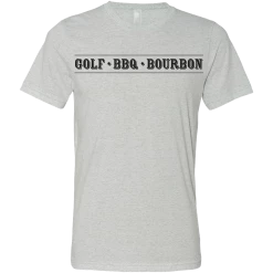 SwingJuice Short Sleeve Unisex T-Shirt Golf BBQ & Bourbon