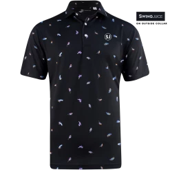 SwingJuice Short Sleeve Men's Performance Polo Golf Birdie -Pro Golf Store swingjuice golf birdie performance mens polo black c4213772 0ff5 424e 8b1f e9ee3088c0fe