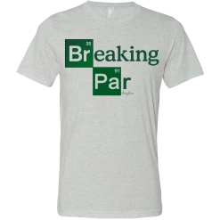 SwingJuice Short Sleeve Unisex T-Shirt Golf Breaking Par