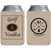 SwingJuice Unisex Koozie Golf Golf & Craft Vodka Tan O/S -Pro Golf Store swingjuice golf craft vodka koozie tan