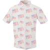 SwingJuice Short Sleeve Men's Performance Polo Golf Flag