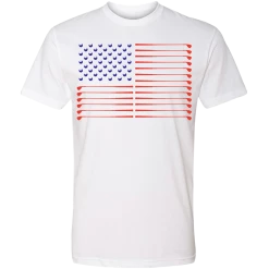 SwingJuice Short Sleeve Unisex T-Shirt Golf Flag -Pro Golf Store swingjuice golf flag short sleeve tee white