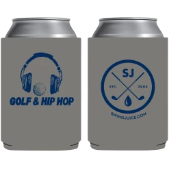 SwingJuice Unisex Koozie Golf Golf & Hip Hop Grey O/S