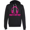 SwingJuice Long Sleeve Unisex Hoodie Golf & Hip Hop Glow In The Dark -Pro Golf Store swingjuice golf hip hop long sleeve glow hoodie black